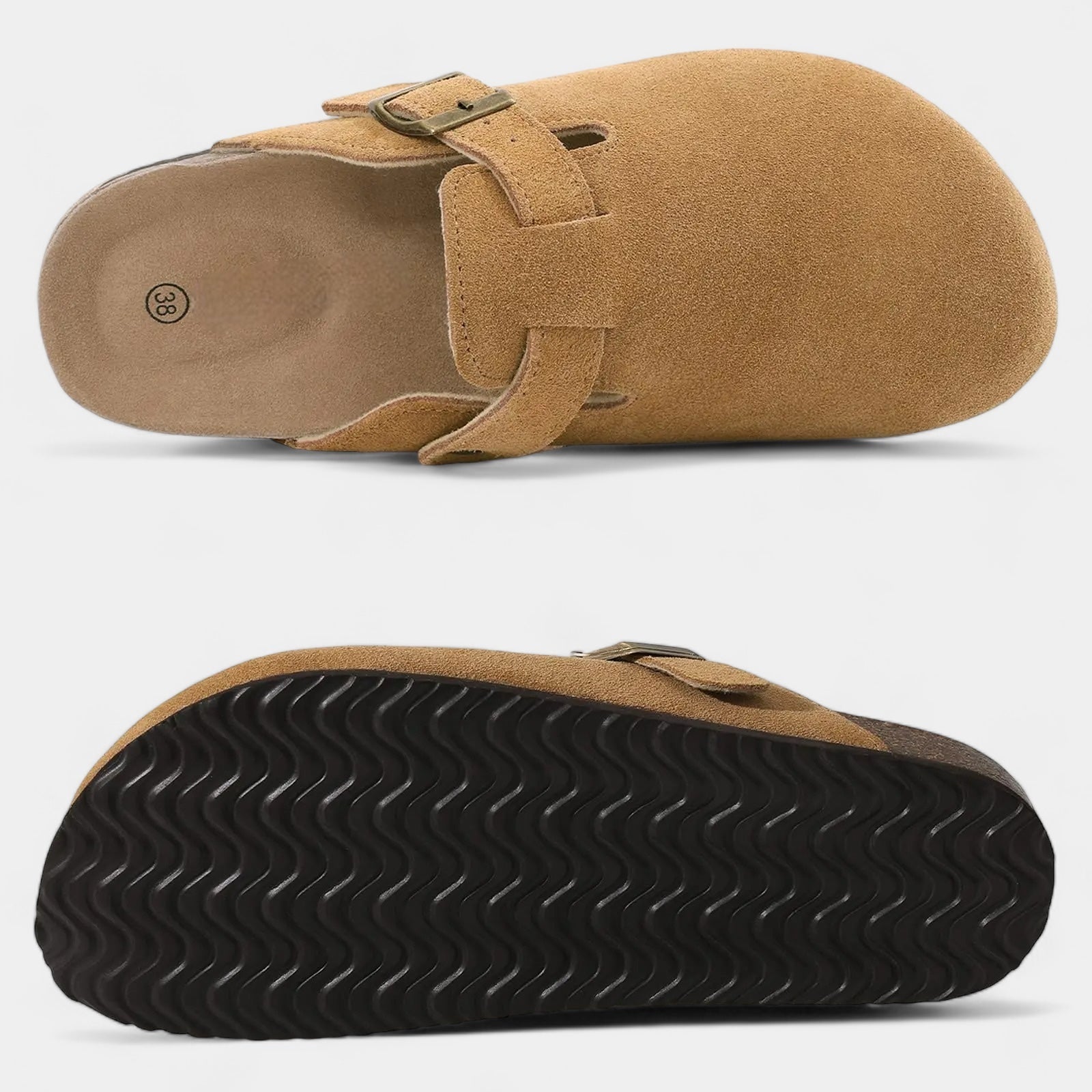 HARMO OLD MONEY SUEDE Clog