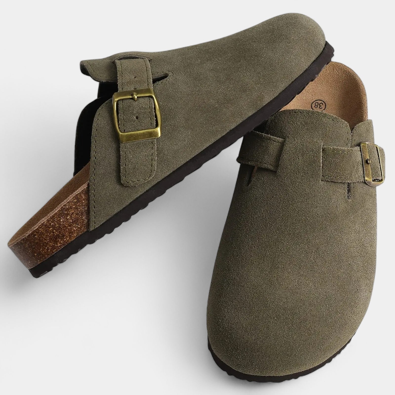 HARMO OLD MONEY SUEDE Clog