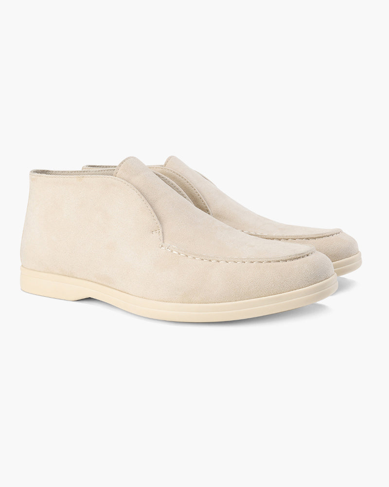 HARMO Old Money High Suede Loafers