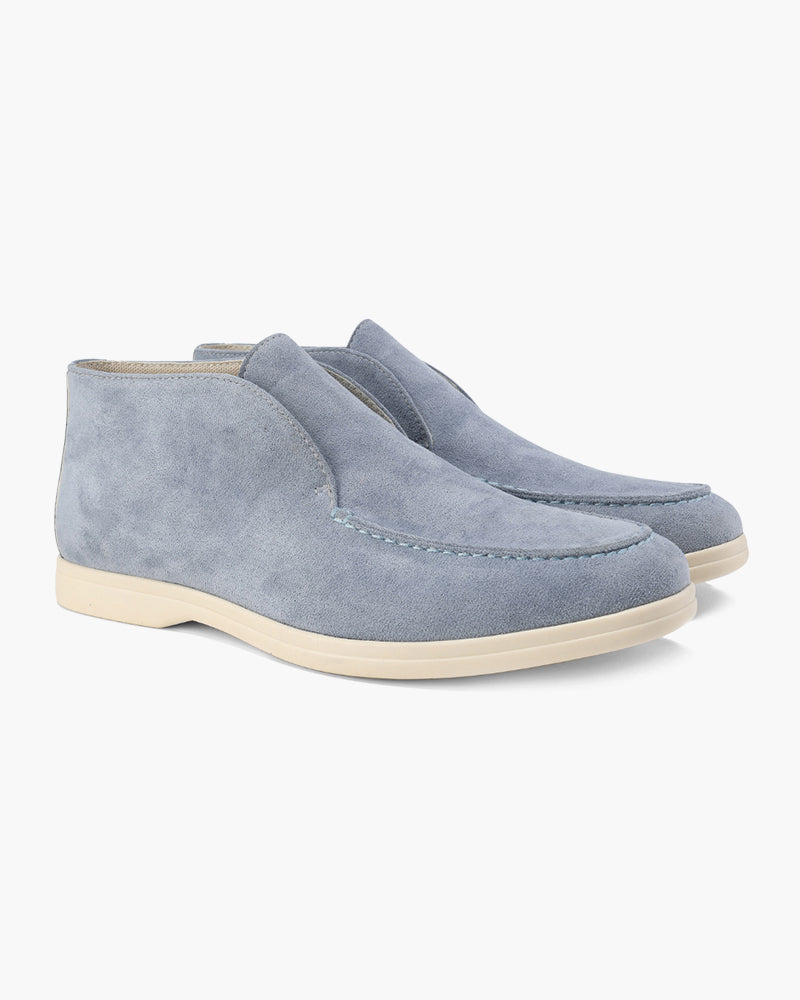 HARMO Old Money High Suede Loafers