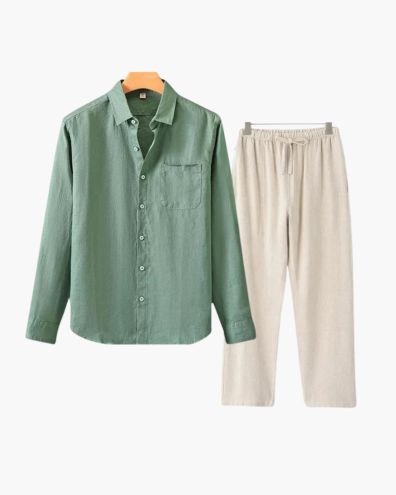 HARMO Old Money Linen Combo (Longsleeve)