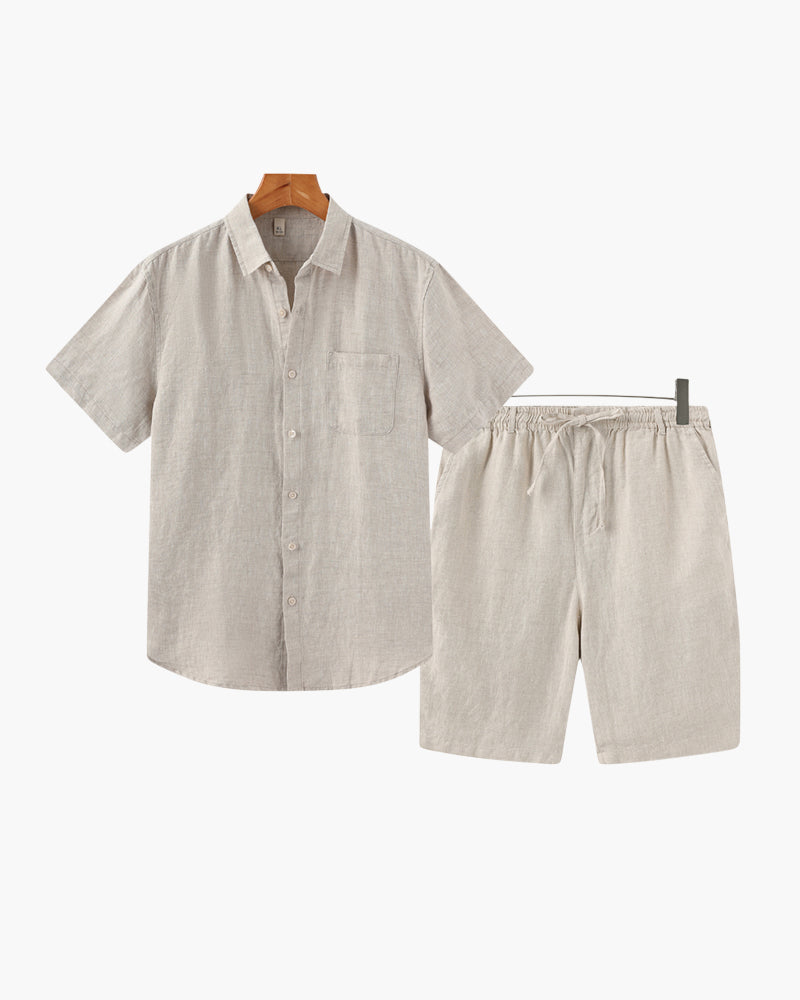 HARMO Old Money Linen Combo (Shorts)
