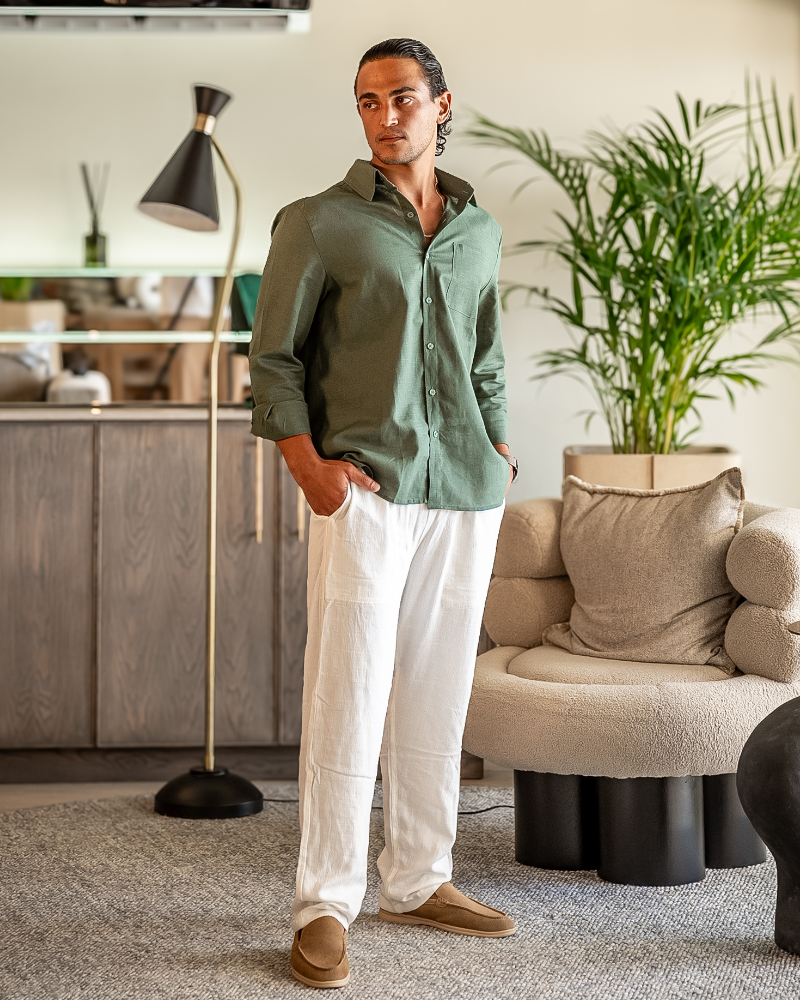HARMO Old Money Linen Combo (Longsleeve)
