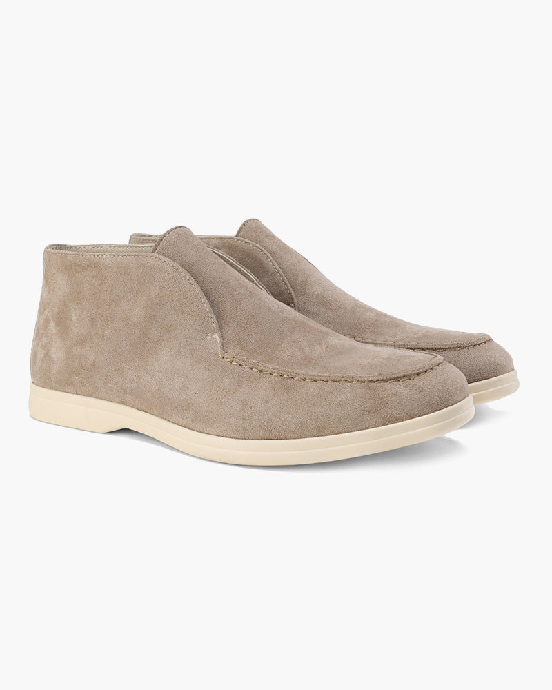 HARMO Old Money High Suede Loafers