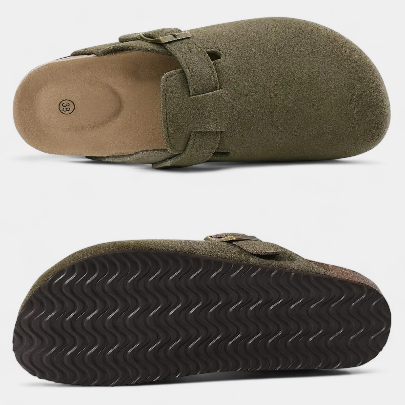 HARMO OLD MONEY SUEDE Clog
