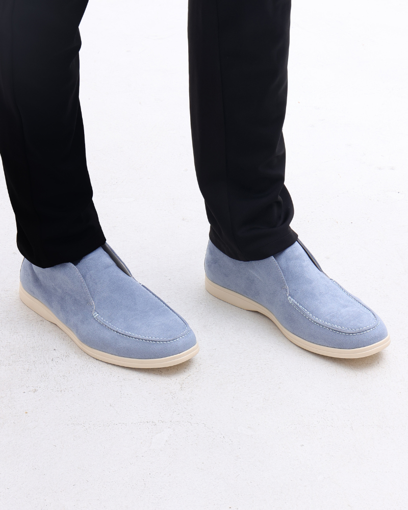 HARMO Old Money High Suede Loafers